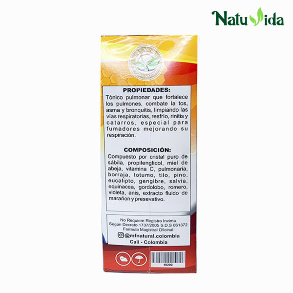 Totumo Pulmonaria Pulmonex - Mf Natural 500ml (Tos, Flemas y Secreciones Bronquiales)