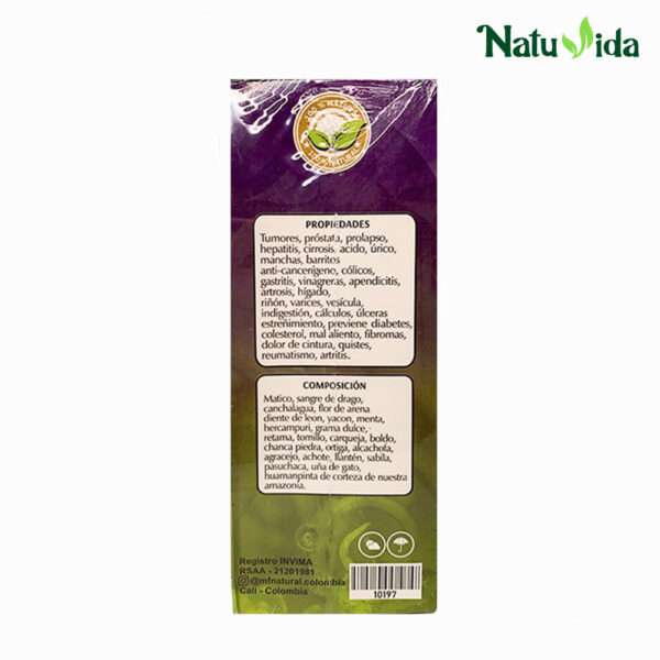 133 Plantas + Clorofila Líquido - Mf Natural 500ml