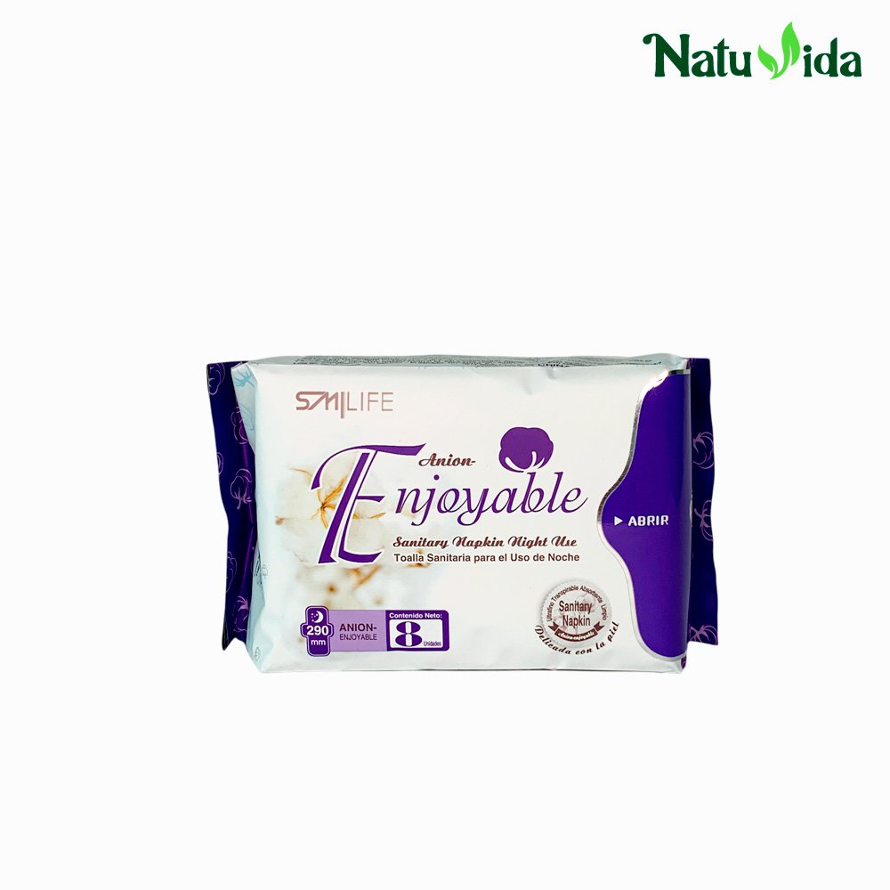 Toallas Higiénicas Noche Con Turmalina – HGW 8 Unidades