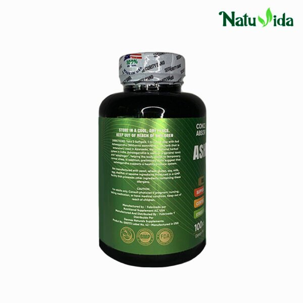 2 ASHWANDHA Ashwagandha KSM-66 - 100 Softgels