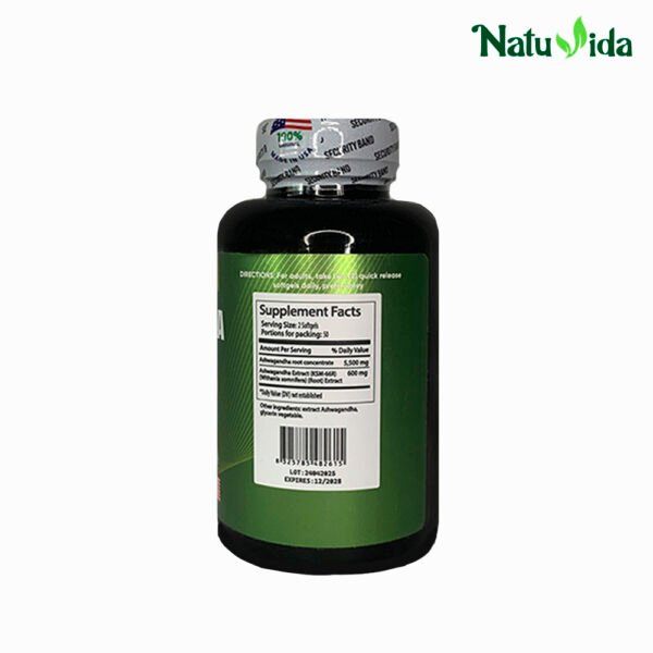 3 ASHWANDHA Ashwagandha KSM-66 - 100 Softgels