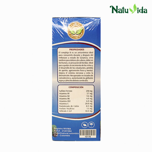 3 COMPLEJO B Complejo B Forte Líquido - Mf Natural 500ml
