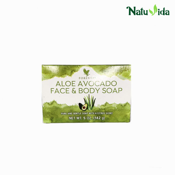 1 JABON AGUACATE Jabón de Aguacate Avocado Para Cara y Cuerpo - Forever Living 142gr (Piel Seca)