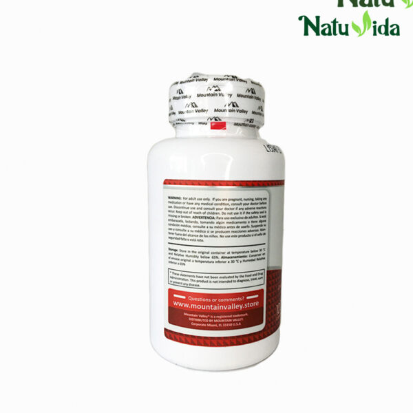 Glicinato de Magnesio con Vitamina D3 - Mountain Valley 100 Cápsulas (Ansiedad y Estrés)