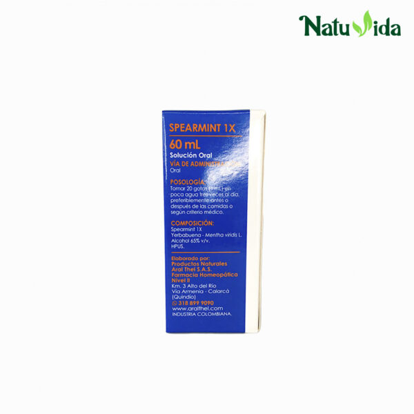 Spearmint 1X Fortey en Gotas - Aral Thel 60ml (Migraña y Dolores Articulares)