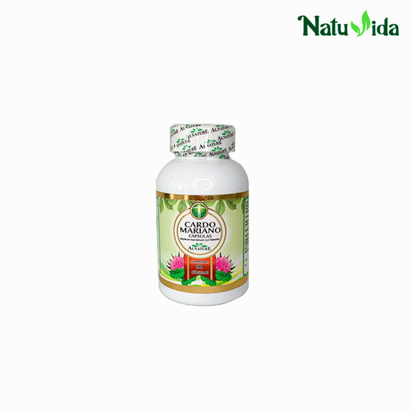 Cardo Mariano en 90 Cápsulas - (Silybum marianum (L) Gaertn)