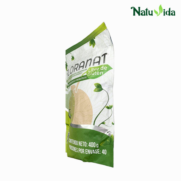 Fibra Floranat - Con Linaza Molida, Prebióticos y Probióticos - En Polvo 400gr