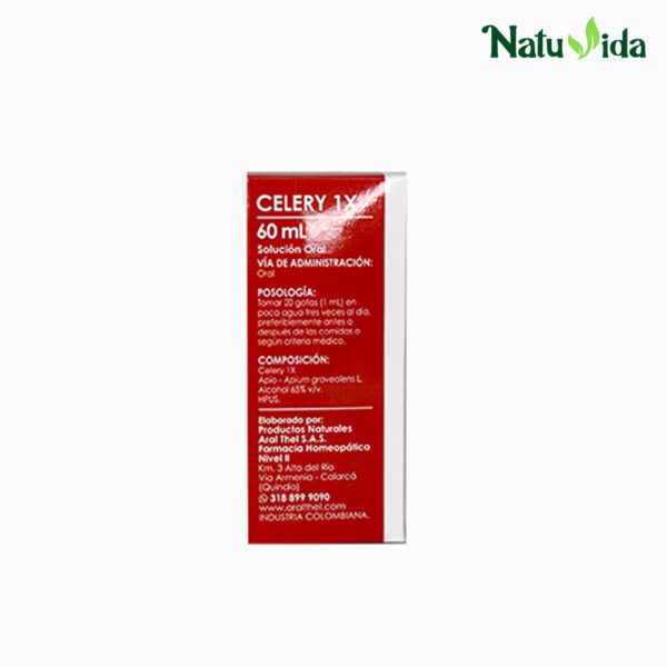 Celery 1X Renus en Gotas - Aral Thel 60ml (Renal e Infecciones Urinarias)