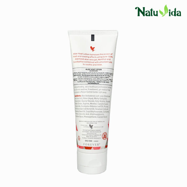 Aloe Heat Lotion Crema para Masajes - Forever Living 118ml (Dolores Musculares)