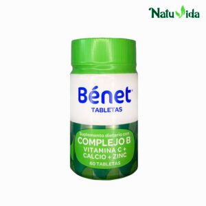 1COMPLEJOB Complejo B con Vitamina C + Calcio + Zinc - Bénet 60 Tabletas