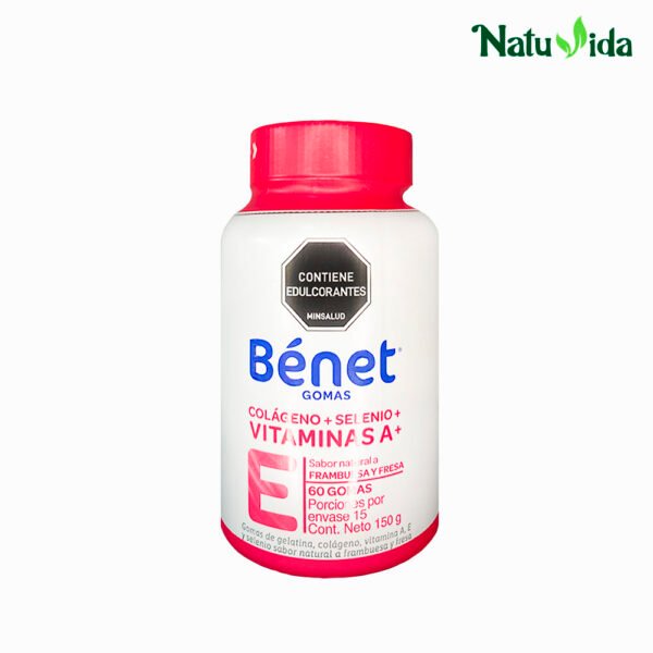 1VITAMINAA+E Gomas Colágeno + Selenio+ Vitamina A y E - 60 Gomas Bénet
