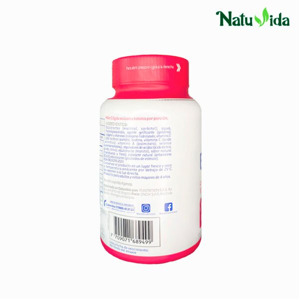 2VITAMINAA+E Gomas Colágeno + Selenio+ Vitamina A y E - 60 Gomas Bénet
