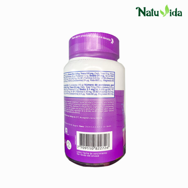 3MULTIVITAMINA + VITAMINA Gomas Kids Multivitaminas + Minerales