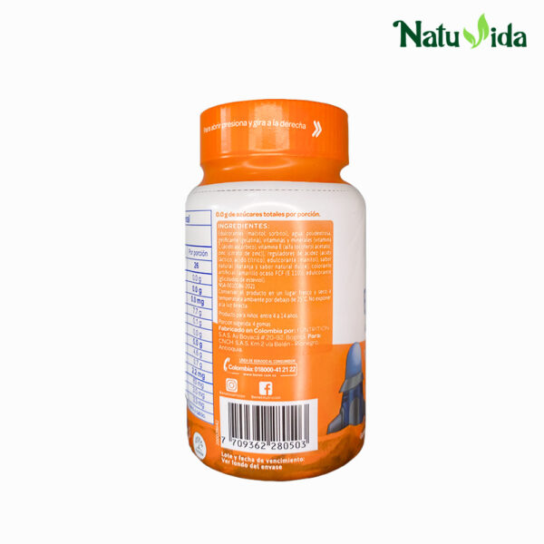 Gomas Kids Vitamina C + Zinc