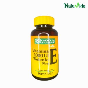 Vitamina E + Selenio 1000 UI/50 mcg - 90 Softgels Good Natural