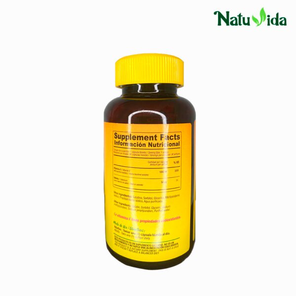 3VITAMINAE Vitamina E + Selenio 1000 UI/50 mcg - 90 Softgels Good Natural