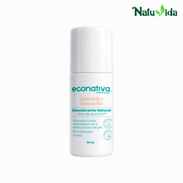Desodorante Natural Caléndula y Manzanilla 60ml - Econativa