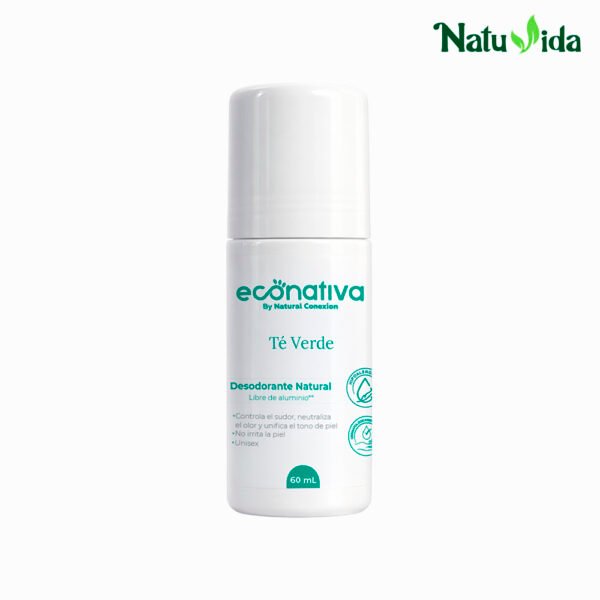 Desodorante Natural Té Verde - 60 ml Econativa